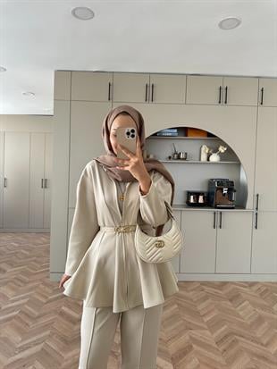 Lalin Scuba Takım Bej