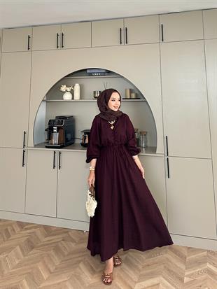 Lamina Elbise Mürdüm