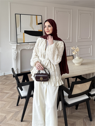 Levant Büzgülü Cupra Takım Bej (3015)