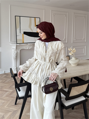 Levant Büzgülü Cupra Takım Bej (3015)