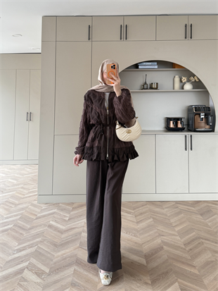 Levant Büzgülü Cupra Takım Kahve (3015)