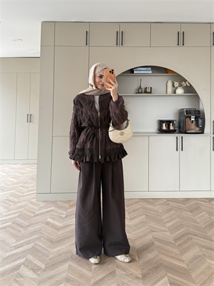 Levant Büzgülü Cupra Takım Kahve (3015)