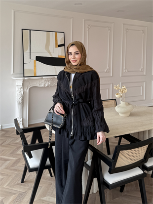 Levant Büzgülü Cupra Takım Siyah (3015)