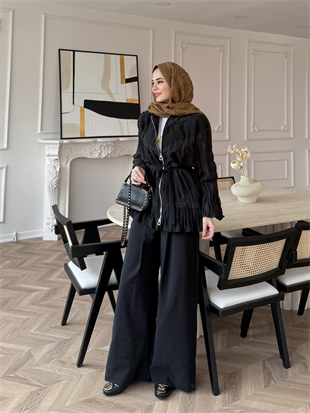 Levant Büzgülü Cupra Takım Siyah (3015)