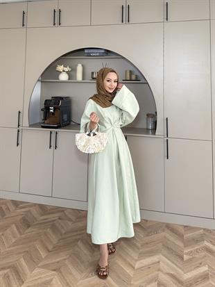 Leyal Elbise Mint Yeşili