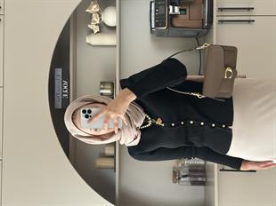 Leyna Çelik Örme Hırka Siyah 