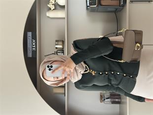 Leyna Çelik Örme Hırka Zümrüt Yeşili