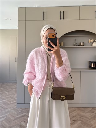 Lia Bomber Ceket Pembe (4523)