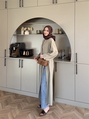 Lina Yırtmaçlı Tunik Haki (4507)