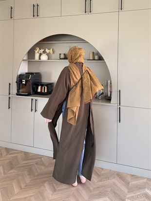 Lina Yırtmaçlı Tunik Kahve (4507)
