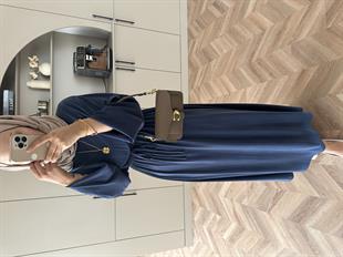 Liona Modal Elbise Lacivert