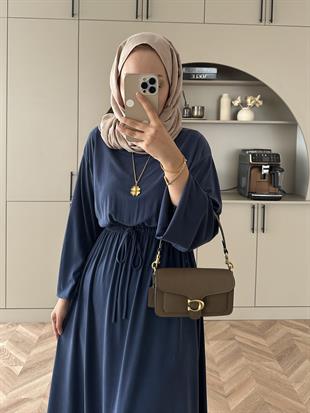 Liona Modal Elbise Lacivert