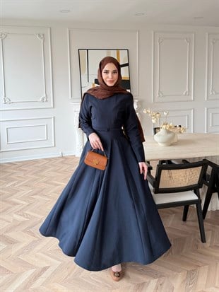 Lisbon Cupra Elbise Lacivert (2010)