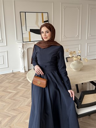 Lisbon Cupra Elbise Lacivert (2010)