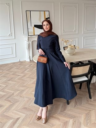 Lisbon Cupra Elbise Lacivert (2010)