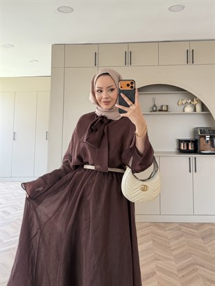 Loly Bağlamalı Etekli Takım Açık Kahve (3367)