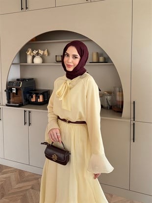 Loly Bağlamalı Etekli Takım ButterYellow (3367)