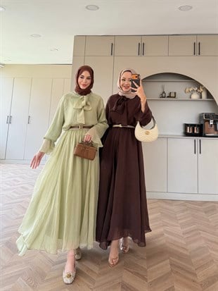 Loly Bağlamalı Etekli Takım Çağla (3367)