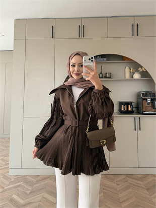 Lowel Piliseli Gömlek Kahve (4429)