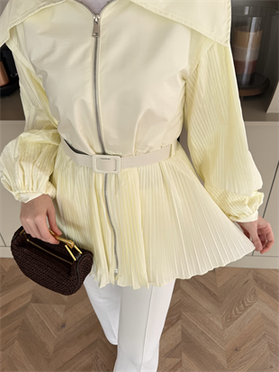 Lowel Piliseli Gömlek Sarı (4429)