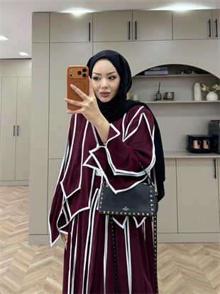 Luke Asimetrik Kesim Biyeli Etekli Takım Bordo (5709)