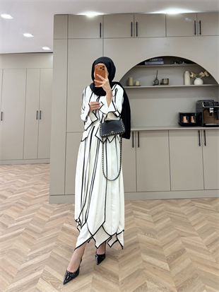 Luke Asimetrik Kesim Takım Ekru (5709)