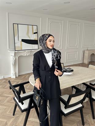 Luna Pantolonlu Takım Siyah 