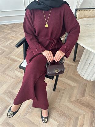 Luther Triko Takım Bordo