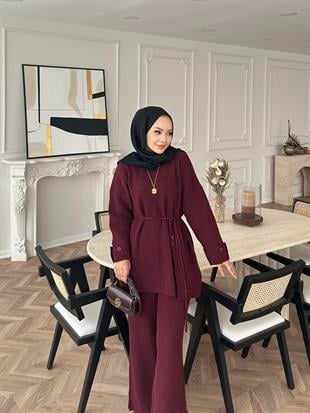 Luther Triko Takım Bordo