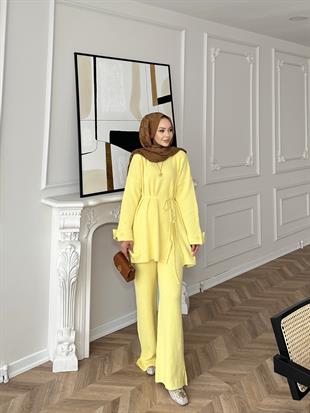 Luther Triko Takım Sarı