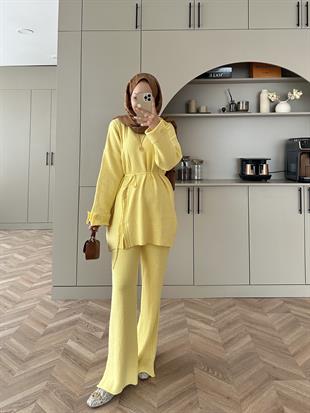 Luther Triko Takım Sarı