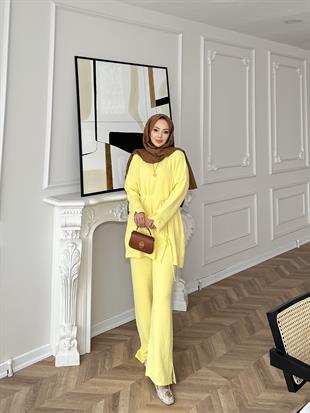 Luther Triko Takım Sarı