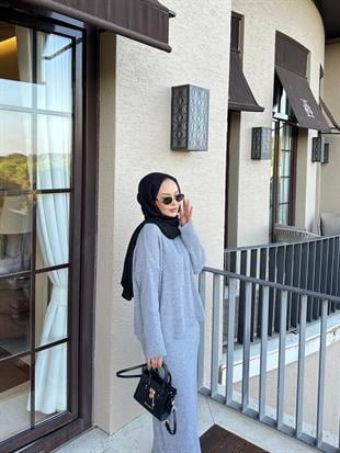 Magnus Triko Etekli Takım Gri