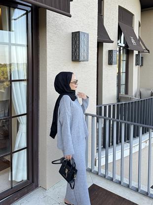 Magnus Triko Etekli Takım Gri