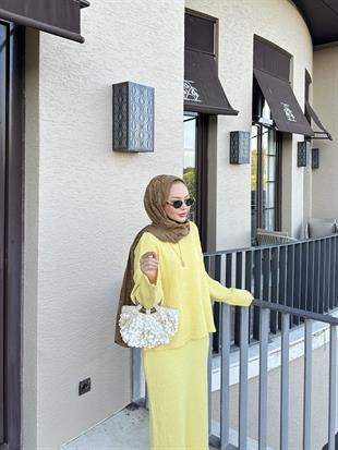 Magnus Triko Etekli Takım Sarı