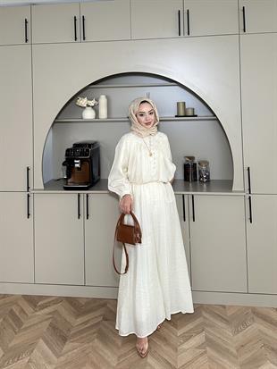 Maisa Pantolonlu Takım Krem