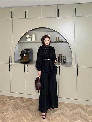 Maisa Pantolonlu Takım Siyah