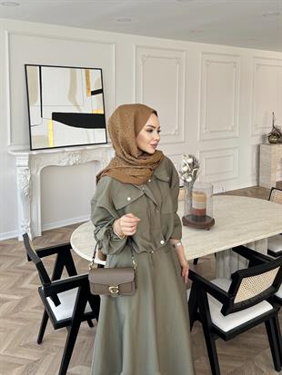 Maison Ceketli Etekli Takım Haki