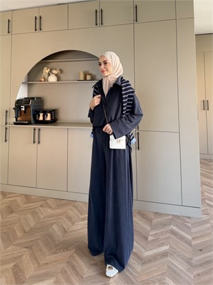 Mantra Polo Yaka Pantolonlu Takım Lacivert (4593)