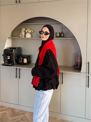 Maren Kadife Bomber Ceket Siyah (4563)