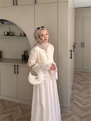 Marine Bağlamalı Etekli Takım Bej (5740)