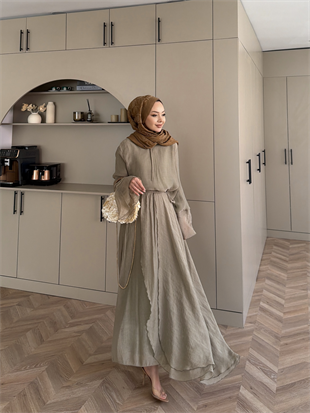 Marine Bağlamalı Etekli Takım Haki (5740)