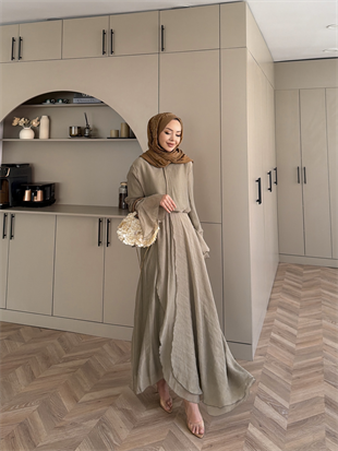 Marine Bağlamalı Etekli Takım Haki (5740)