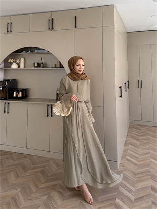 Marine Bağlamalı Etekli Takım Haki (5740)