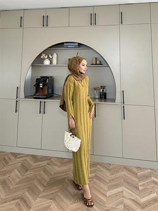 Marissa Triko Elbise Yeşil