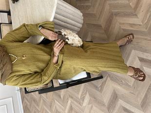 Marissa Triko Elbise Yeşil