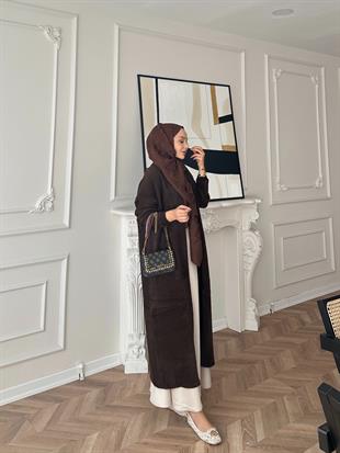 Marsel Angora Uzun Hırka Acı Kahve