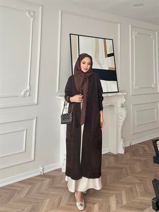 Marsel Angora Uzun Hırka Acı Kahve