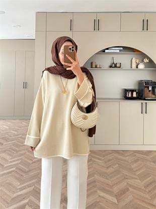 Maya Simli Merserize Kazak Bej 