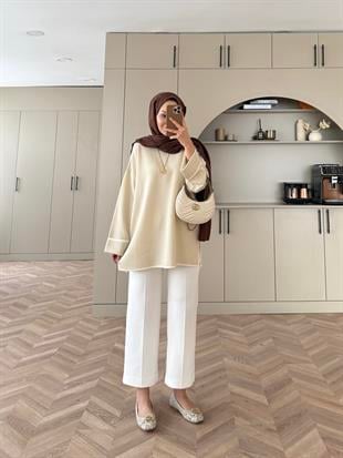 Maya Simli Merserize Kazak Bej 